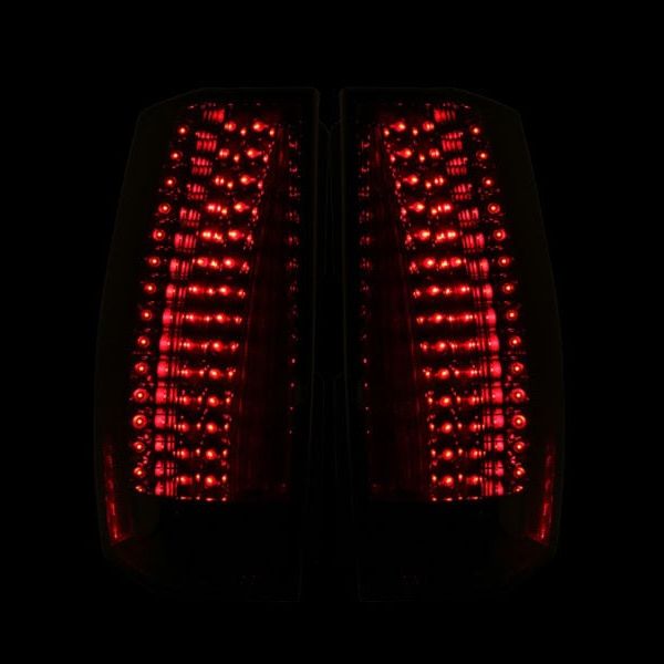 ANZO 321287 - ANZ321287 - ANZO 2007-2011 Cadillac Escalade LED Taillights Chrome - Shipped in Europe - Tuningsupply.com