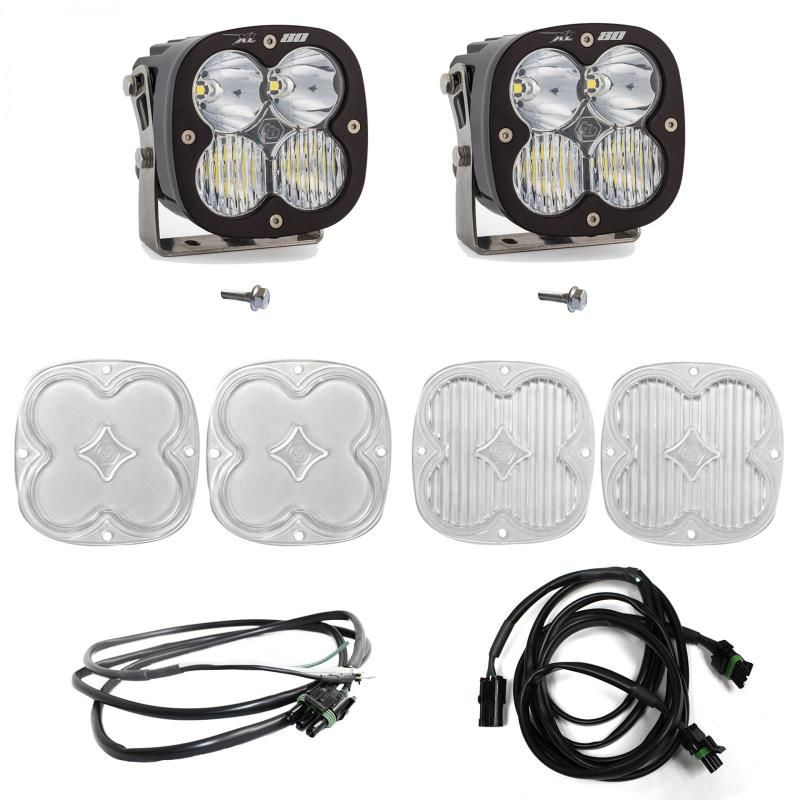 Baja Designs 447751UP - BAJ447751UP - Baja Designs 2021+ Ford Bronco A Piller Light Kit XL80 D/C w/Upfitter - Shipped in Europe - Tuningsupply.com