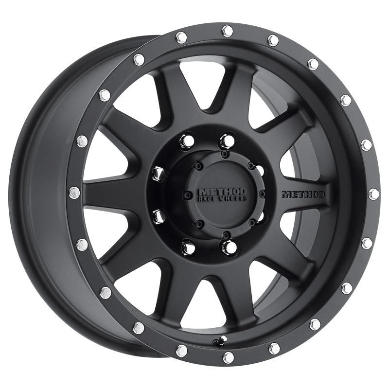 Method Wheels MR30168080500 - MRWMR30168080500 - Method MR301 The Standard 16x8 0mm Offset 8x6.5 130.81mm CB Matte Black Wheel - Shipped in Europe - Tuningsupply.com