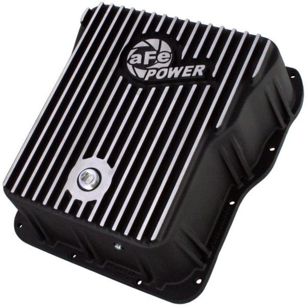 aFe 46-70072 - AFE46-70072 - aFe Power Cover Trans Pan Machined Trans Pan GM Diesel Trucks 01-12 V8-6.6L Machined - Shipped in Europe - Tuningsupply.com