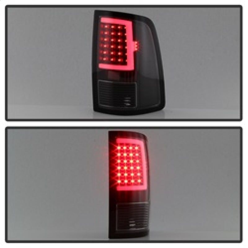 SPYDER 9041013 - SPY9041013 - xTune 13-18 Dodge Ram 1500 LED Tail Lights - Black (ALT-ON-DRAM13V2-LBLED-BK) - Shipped in Europe - Tuningsupply.com
