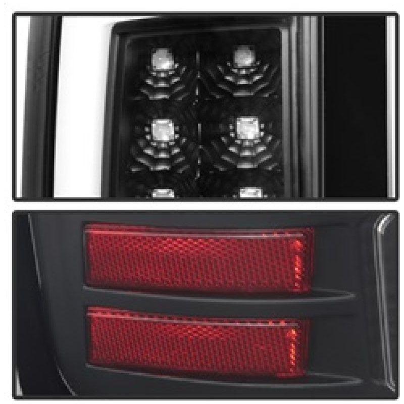 SPYDER 5084743 - SPY5084743 - Spyder 07-13 GMC Sierra 1500 V2 Light Bar LED Tail Lights - Black (ALT-YD-GS07V2-LBLED-BK) - Shipped in Europe - Tuningsupply.com