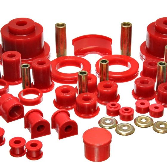 Energy Suspension 3.18134R - ENG3.18134R - Energy Suspension 04 Pontiac GTO Red Hyper-flex Master Bushing Set - Shipped in Europe - Tuningsupply.com
