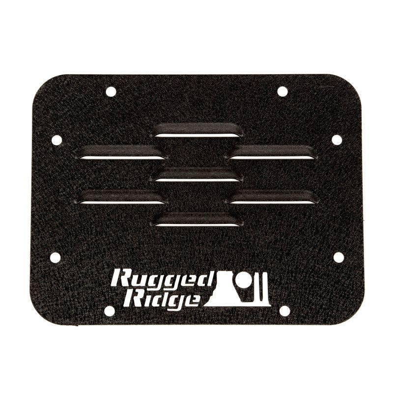 Rugged Ridge 11586.10 - RUG11586.10 - Rugged Ridge Tire Carrier Delete Plate 07-18 Jeep Wrangler JK - Shipped in Europe - Tuningsupply.com