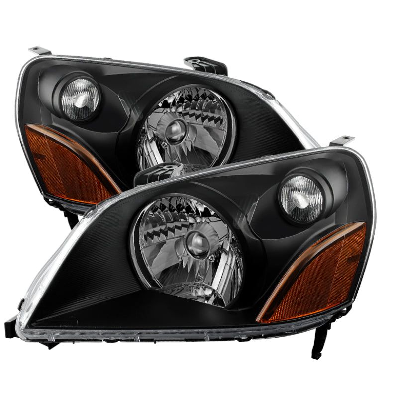 SPYDER 9023699 - SPY9023699 - xTune Honda Pilot 03-05 Crystal Headlights Black HD-JH-HPIL03-AM-BK - Shipped in Europe - Tuningsupply.com
