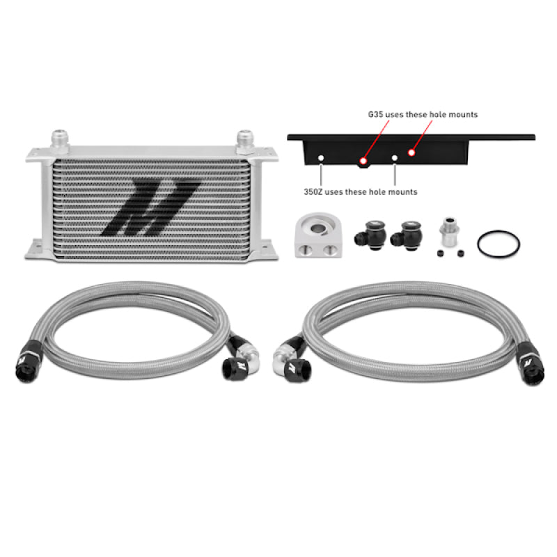 Mishimoto MMOC-350Z-03 - MISMMOC-350Z-03 - Mishimoto 03-09 Nissan 350Z / 03-07 Infiniti G35 (Coupe Only) Oil Cooler Kit - Shipped in Europe - Tuningsupply.com