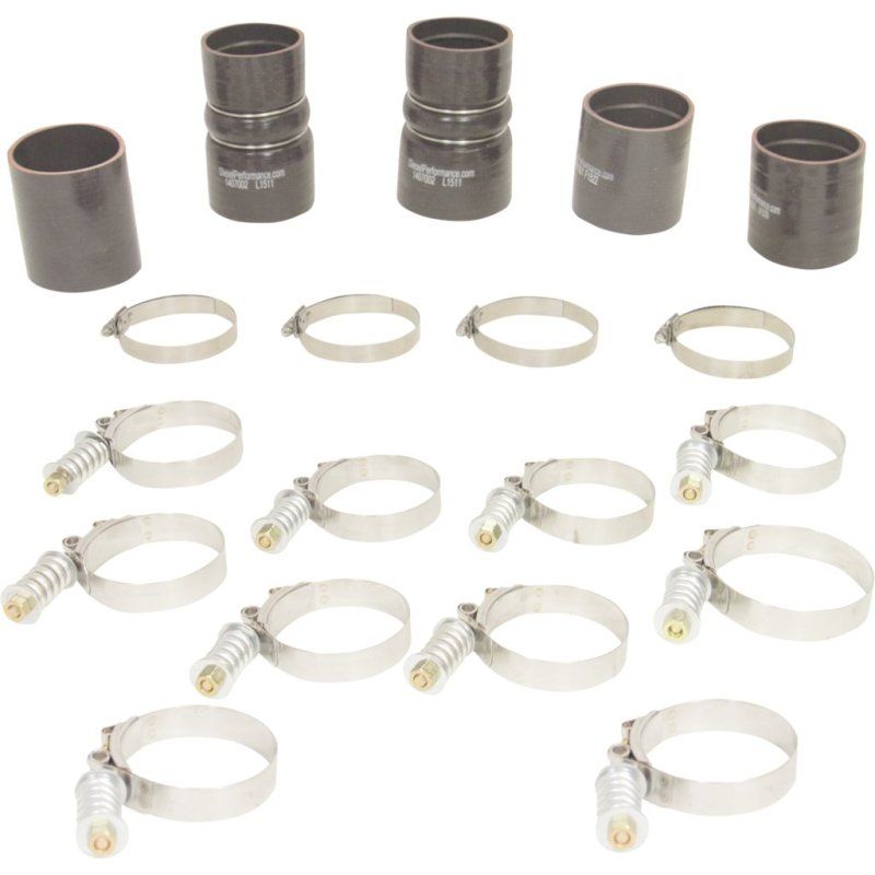 BD Diesel 1047030 - BDD1047030 - BD Diesel Intercooler Hose & Clamp Kit - 1999-2003 Ford 7.3L PowerStroke - Shipped in Europe - Tuningsupply.com