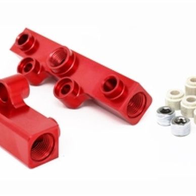 Torque Solution TS-SU-400R.2 - TQSTS-SU-400R.2 - Torque Solution Top Feed Fuel Rails: 02-14 Subaru WRX / 07-18 STI - Red - Shipped in Europe - Tuningsupply.com