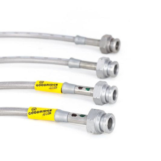 Goodridge 20019 - GRI20019 - Goodridge 96-00 Honda Civic CX/DX/HX w/ Small Front Rotors SS Brake Lines - Shipped in Europe - Tuningsupply.com