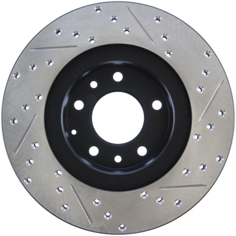 Stoptech 127.45051R - STO127.45051R - StopTech Slotted & Drilled Sport Brake Rotor - Shipped in Europe - Tuningsupply.com