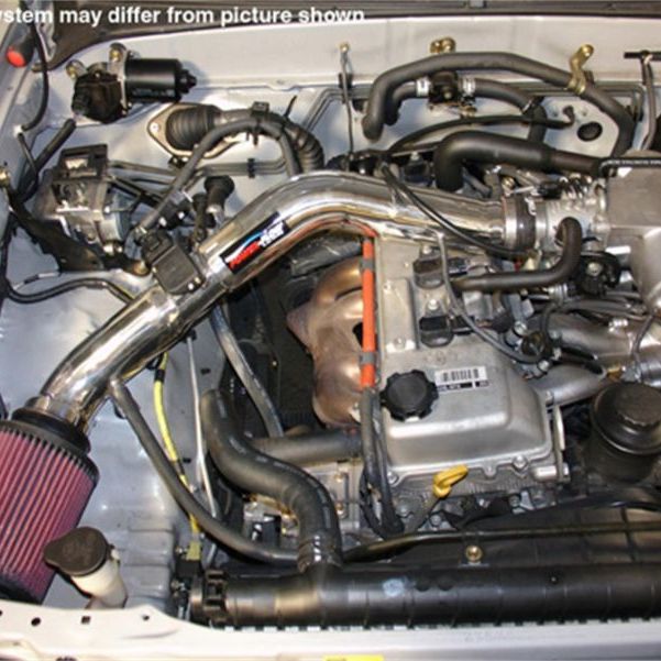 Injen PF2015P - INJPF2015P - Injen 00-04 Tacoma 2.4L 4 Cyl. 01-04 Tacoma PreRunner 2.7L 4 Cyl. only Polished Power-Flow Air In - Shipped in Europe - Tuningsupply.com