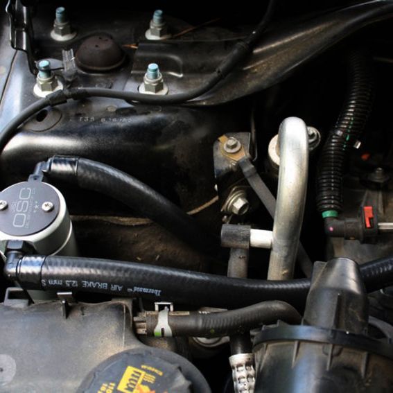 J&L 3023P-C - JLT3023P-C - J&L 10-18 Ford Taurus Sho EcoBoost V6 Passenger Side Oil Separator 3.0 - Clear Anodized - Shipped in Europe - Tuningsupply.com