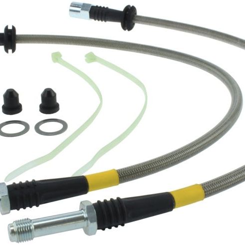 Stoptech 950.34005 - STO950.34005 - StopTech BMW M3 / Z4 / 323/323 Touring / 325 / 328 / 330 SS Front Brake Lines - Shipped in Europe - Tuningsupply.com