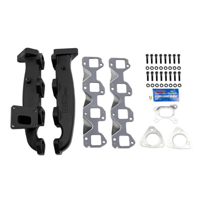 Wehrli WCF100373 - WCFWCF100373 - Wehrli 17-24 L5P Duramax Billet Exhaust Manifold Kit w/ Gaskets and ARP Hardware - Shipped in Europe - Tuningsupply.com