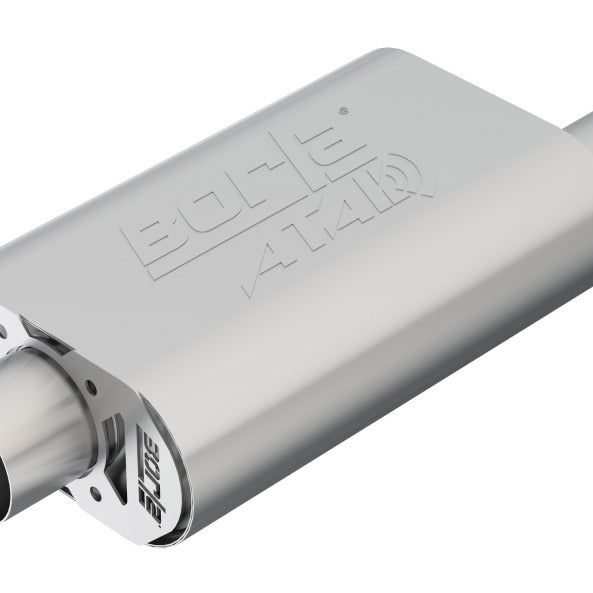 Borla 400844 - BOR400844 - Borla CrateMuffler SBC Hot 350/383 3 inch Offset/Center 14in x 4.35in x 9in Oval Muffler - Shipped in Europe - Tuningsupply.com