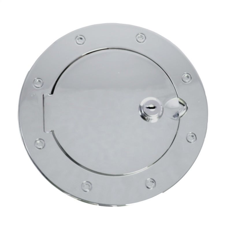 Rugged Ridge 11134.03 - RUG11134.03 - Rugged Ridge 07-18 Jeep Wrangler JK Stainless Steel Locking Gas Cap Door - Shipped in Europe - Tuningsupply.com