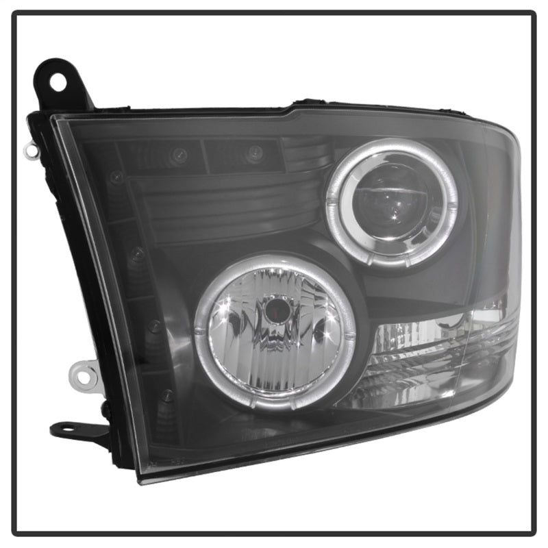 SPYDER 5010032 - SPY5010032 - Spyder Dodge Ram 1500 09-14 10-14 Projector Headlights Halogen- LED Halo LED - Blk PRO-YD-DR09-HL-BK - Shipped in Europe - Tuningsupply.com