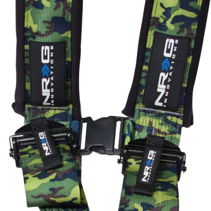 NRG SBH-5PCCAMO-620 - NRGSBH-5PCCAMO-620 - NRG SFI 16.1 5pt 3in. Seat Belt Harness/ Latch Link - Camo - Shipped in Europe - Tuningsupply.com