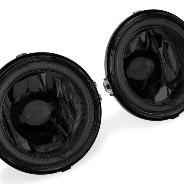Raxiom 49177 - RAX49177 - Raxiom 13-14 Ford Mustang GT CCFL Halo Fog Lights (Smoked) - Shipped in Europe - Tuningsupply.com