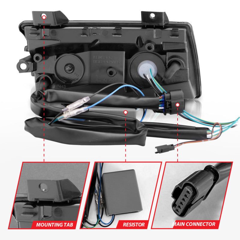 ANZO 511087 - ANZ511087 - ANZO 2018-2021 Jeep Wrangler LED Side Markers Chrome Housing Smoke Lens w/ Seq. Signal Low Config - Shipped in Europe - Tuningsupply.com