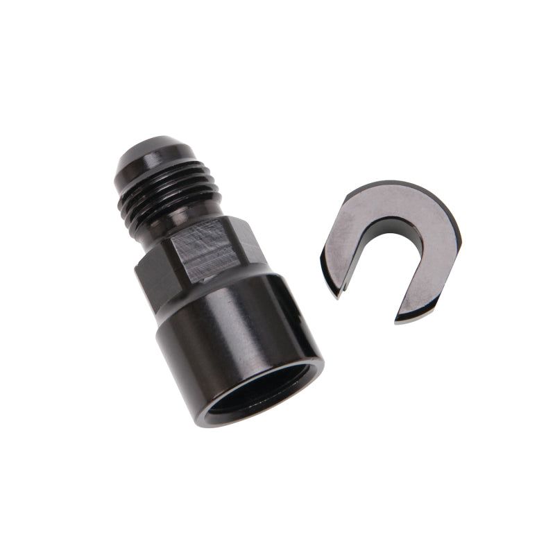 Russell 644113 - RUS644113 - Russell Performance -6 AN Male to 5/16in SAE Quick-Disconnect Female (Black Single) - Shipped in Europe - Tuningsupply.com