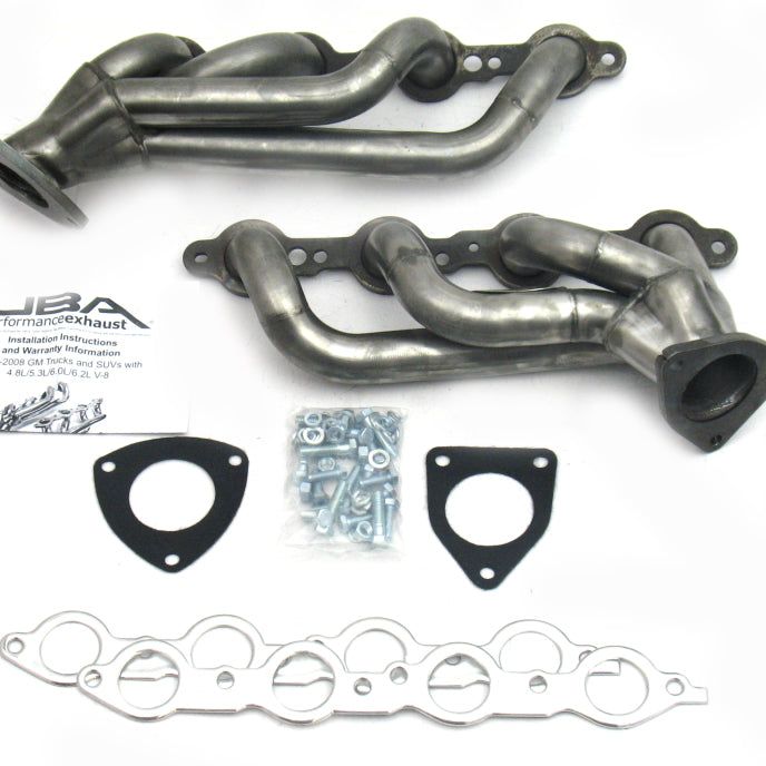 JBA 1850S-3 - JBA1850S-3 - JBA 03-06 GM Truck 6.0L LS w/o EGR 1-5/8in Primary Raw 409SS Cat4Ward Header - Shipped in Europe - Tuningsupply.com