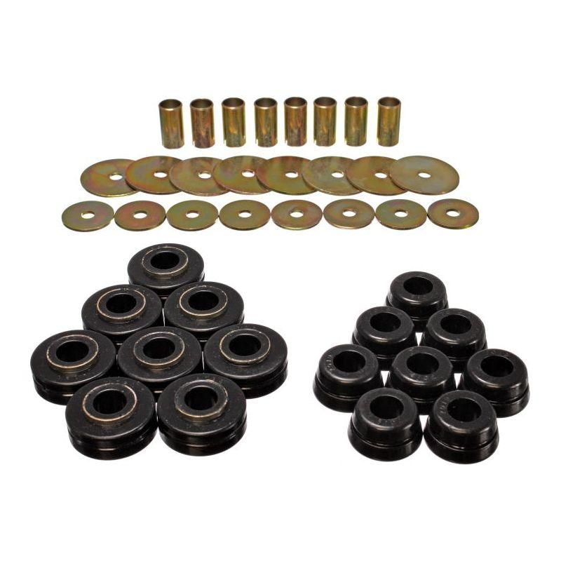 Energy Suspension 6.4101G - ENG6.4101G - Energy Suspension Scout Ii Body Mounts - Black - Shipped in Europe - Tuningsupply.com