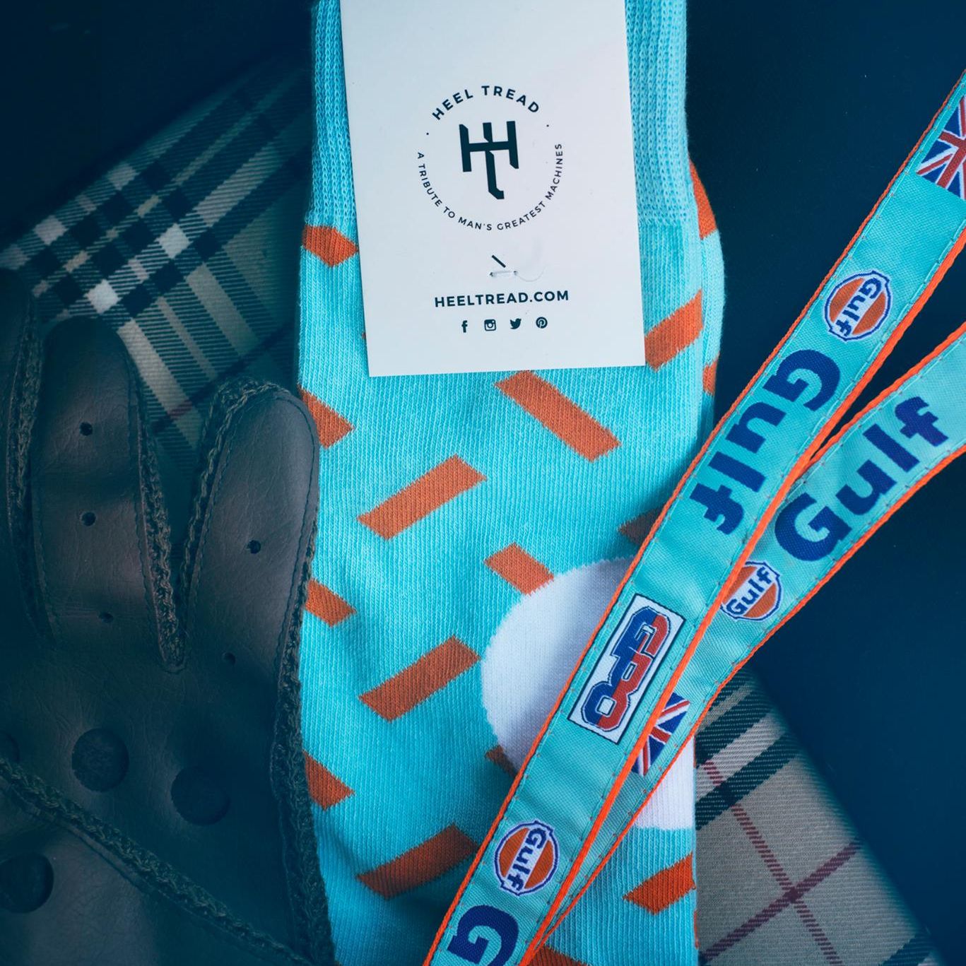 Heel Tread GT40Socks-L - HT-GT40Socks-L - GT40 Socks - Shipped in Europe - Tuningsupply.com