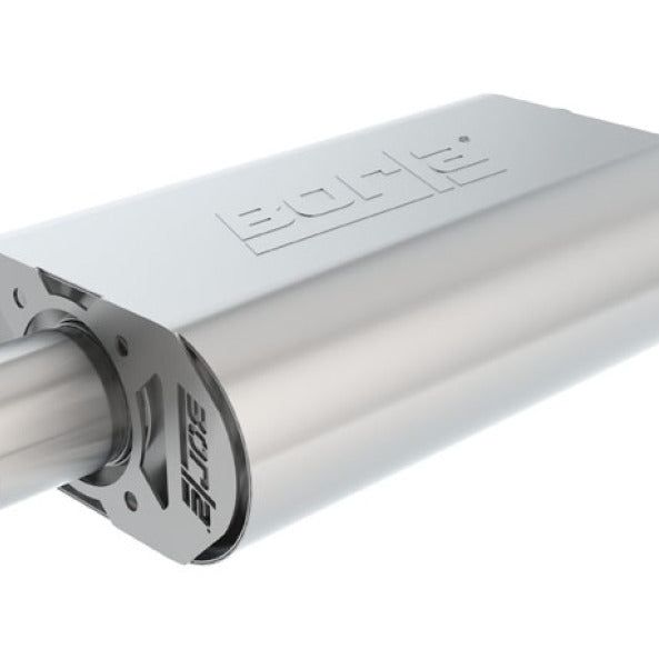 Borla 400832 - BOR400832 - Borla CrateMuffler SBF 289/302 2.5 inch Offset/Center 14in x 4.35in x 9in Oval Muffler - Shipped in Europe - Tuningsupply.com