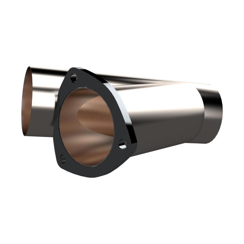 QTP 10350 - QTP10350 - QTP 3.5in Weld-On QTEC Exhaust Cutout Y-Pipe - Shipped in Europe - Tuningsupply.com