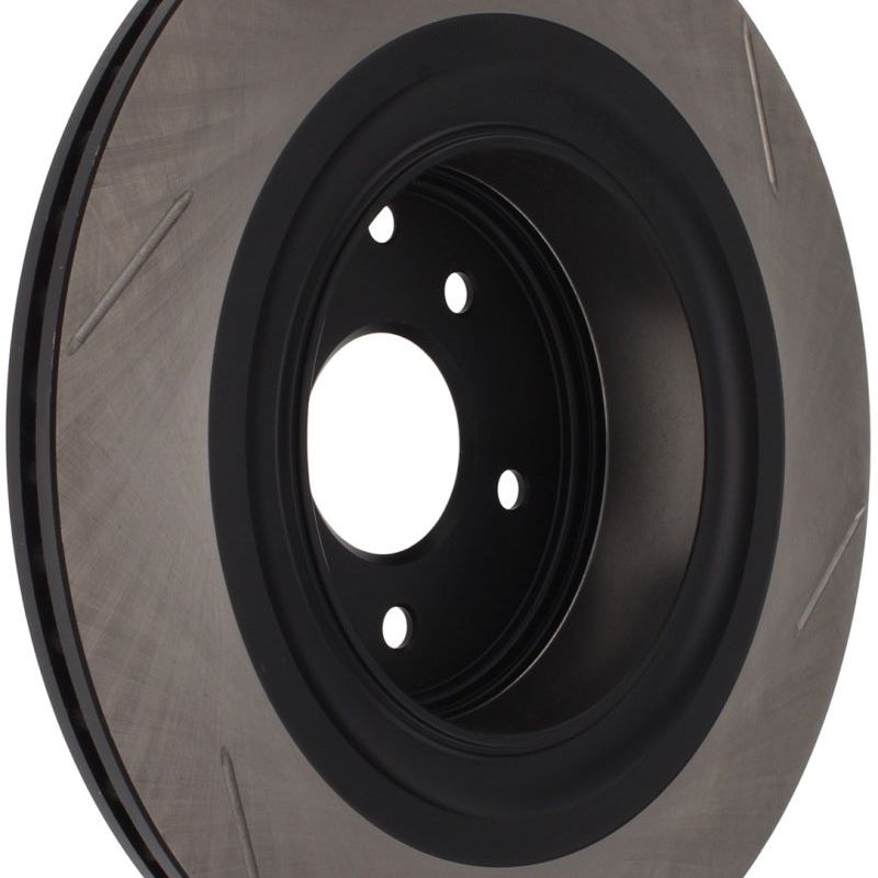 Stoptech 126.42101SR - STO126.42101SR - StopTech Power Slot Nissan 370z / Infiniti G37 SportStop Slotted Rear Right Rotor - Shipped in Europe - Tuningsupply.com
