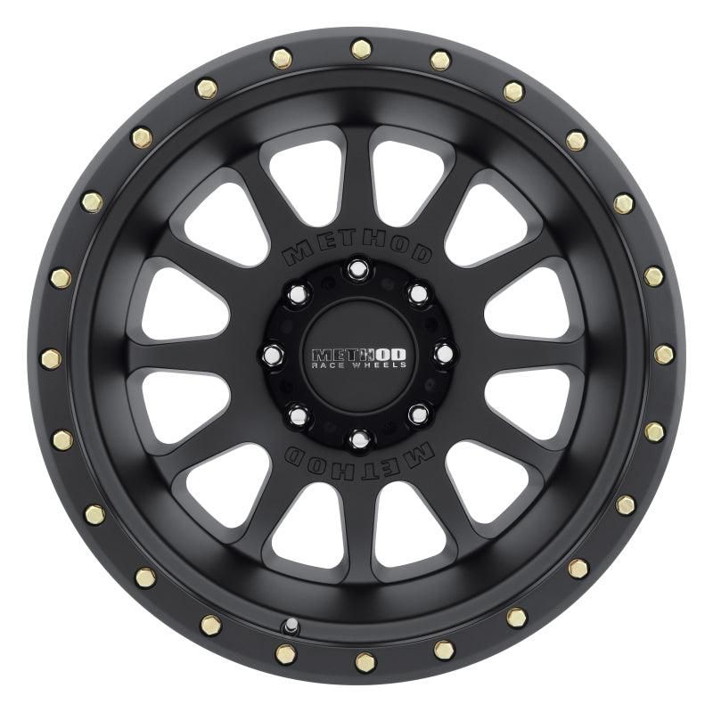 Method Wheels MR60521088524N - MRWMR60521088524N - Method MR605 NV 20x10 -24mm Offset 8x180 124.1mm CB Matte Black Wheel - Shipped in Europe - Tuningsupply.com