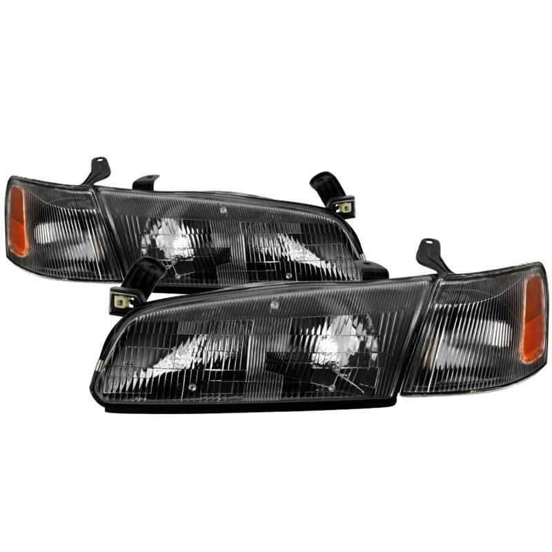 SPYDER 9042836 - SPY9042836 - xTune 97-99 Toyota Camry 4pc OEM Style Headlights w/Corner Lights - Black (HD-JH-TCAM97-SET-BK) - Shipped in Europe - Tuningsupply.com