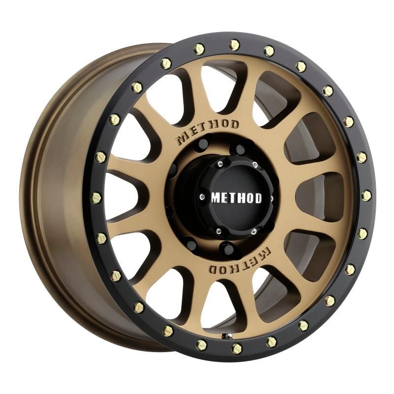 Method Wheels MR30529080918 - MRWMR30529080918 - Method MR305 NV 20x9 +18mm Offset 8x6.5 130.81mm CB Method Bronze/Black Street Loc Wheel - Shipped in Europe - Tuningsupply.com