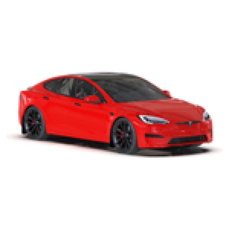 Rally Armor MF101-UR-BLK-RD - RALMF101-UR-BLK-RD - Rally Armor 21-25 Tesla Model S / S Plaid Black UR Mud Flap w/Red Logo - Shipped in Europe - Tuningsupply.com