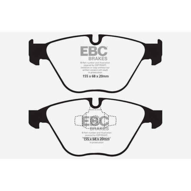 EBC DP41512R - EBCDP41512R - EBC 13+ BMW X1 2.0 Turbo (28i) Yellowstuff Front Brake Pads - Shipped in Europe - Tuningsupply.com