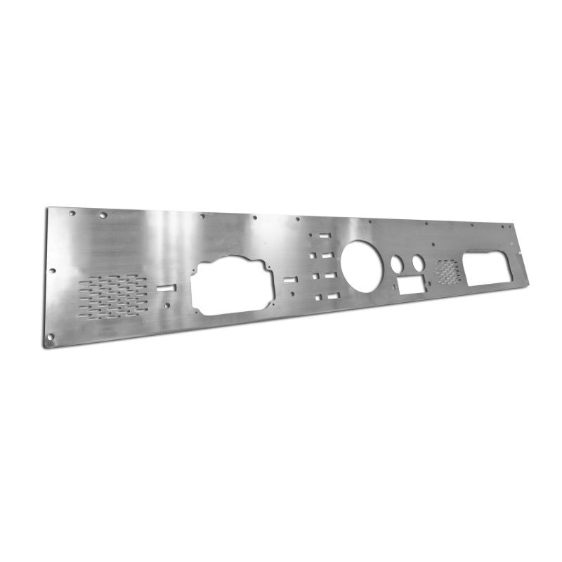 Rugged Ridge 11144.12 - RUG11144.12 - Rugged Ridge 76-86 Jeep CJ Stainless Steel Dash Panel w/ Gauge / Radio / Speaker Cut-Outs - Shipped in Europe - Tuningsupply.com