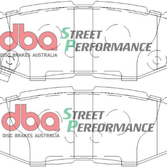 DBA DB1789SP - DBADB1789SP - DBA 11+ Subaru Legacy GT SP500 Rear Brake Pads - Shipped in Europe - Tuningsupply.com