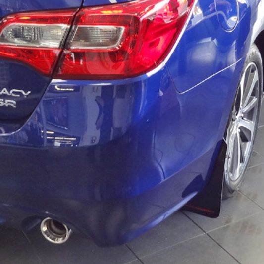 Rally Armor MF34-UR-BLK/GRY - RALMF34-UR-BLK/GRY - Rally Armor 15-19 Subaru Legacy Black UR Mud Flap w/ Grey Logo - Shipped in Europe - Tuningsupply.com