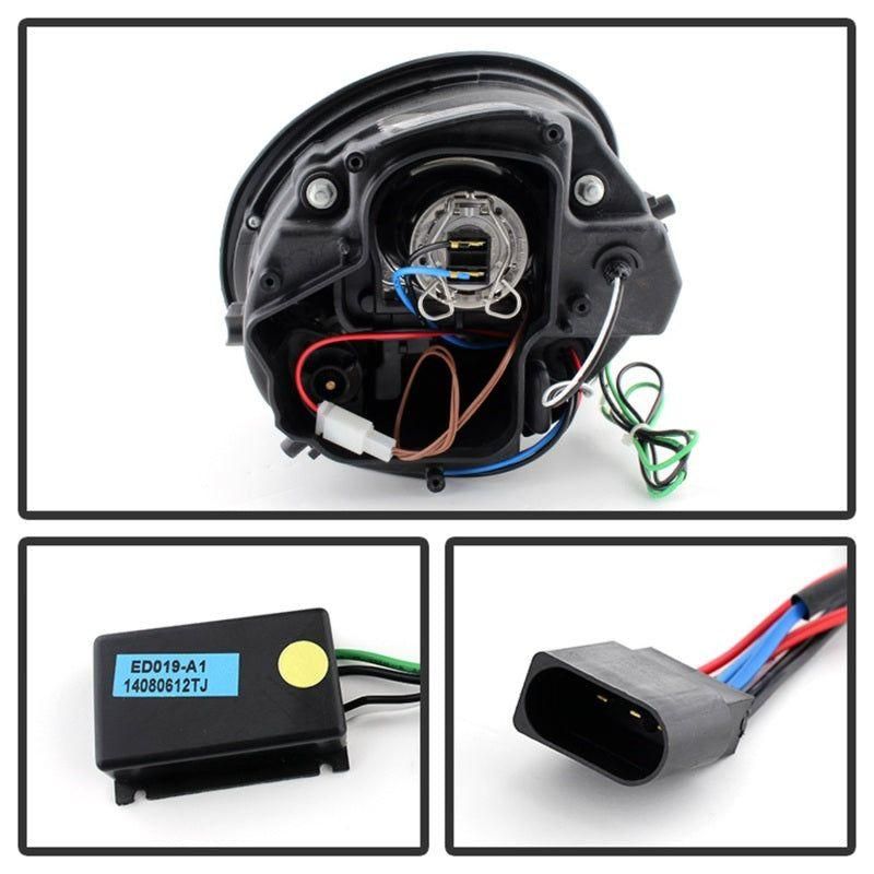 SPYDER 5080554 - SPY5080554 - Spyder Volkswagen Beetle 1998-2005 Projector Headlights DRL Chrome PRO-YD-VB98-DRL-C - Shipped in Europe - Tuningsupply.com