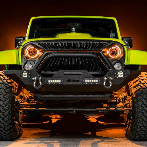 ORACLE Lighting 5876-335 - ORL5876-335 - Oracle Oculus 7in ColorSHIFT Bi-LED Projector Headlights for Jeep Wrangler JK - Shipped in Europe - Tuningsupply.com