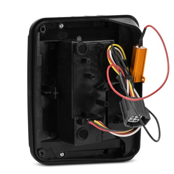 Raxiom J115435 - RAXJ115435 - Raxiom 07-18 Jeep Wrangler JK LED Tail Lights- Black Housing (Smoked Lens) - Shipped in Europe - Tuningsupply.com