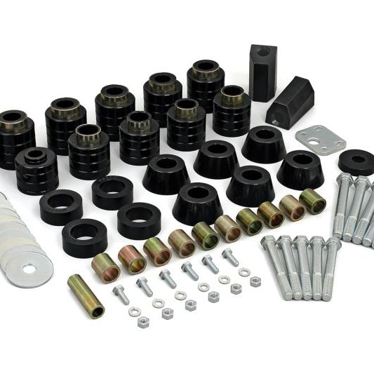 Daystar KJ04505BK - DAYKJ04505BK - Daystar 1987-1996 Jeep Wrangler YJ - Body Lift Kit 1in (Replaces Factory Mounts) - Shipped in Europe - Tuningsupply.com