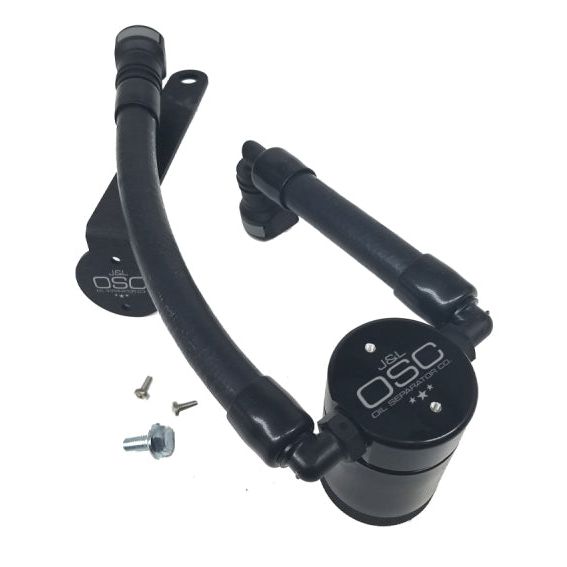 J&L 3012D-B - JLT3012D-B - J&L 07-14 Ford Mustang GT500 Driver Side Oil Separator 3.0 - Black Anodized - Shipped in Europe - Tuningsupply.com