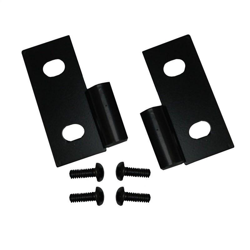 Rugged Ridge 11202.03 - RUG11202.03 - Rugged Ridge 76-06 Jeep CJ / Jeep Wrangler Black Lower Door Hinge Brackets - Shipped in Europe - Tuningsupply.com