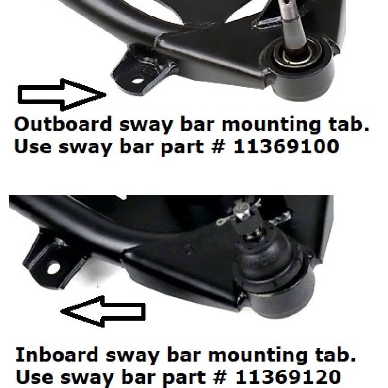 Ridetech 11369120 - RID11369120 - Ridetech 63-87 Chevy C10 2WD Front MuscleBar Sway Bar use with Stock Lower Arms - Shipped in Europe - Tuningsupply.com