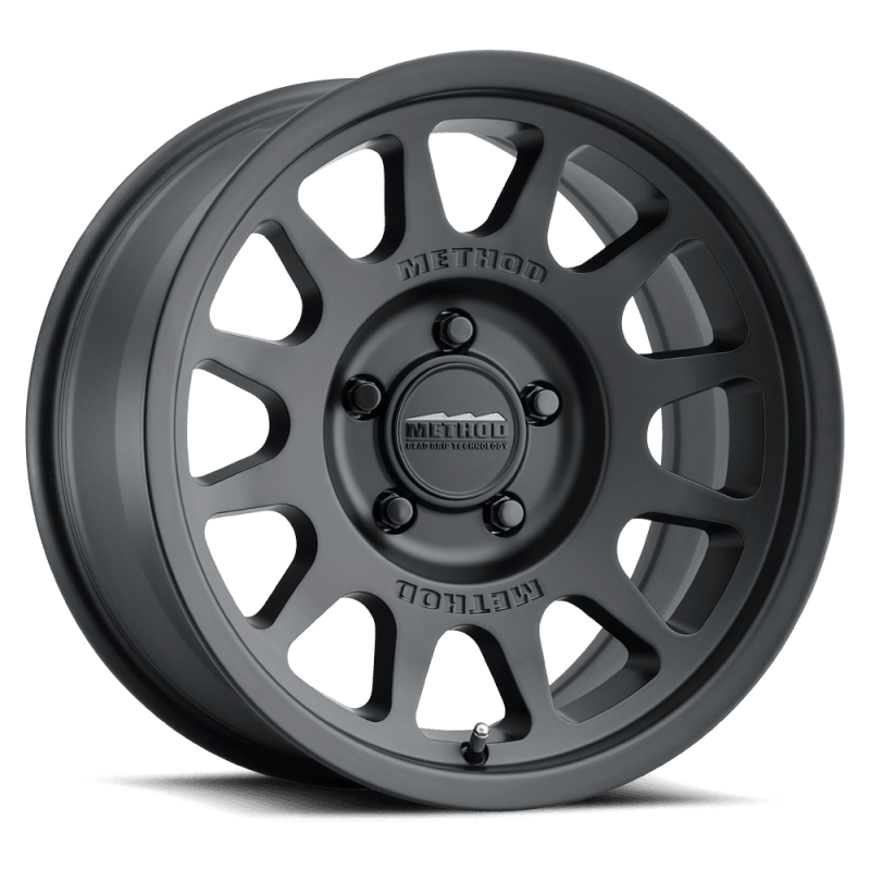 Method Wheels MR70378558500 - MRWMR70378558500 - Method MR703 17x8.5 0mm Offset 5x150 110.5mm CB Matte Black Wheel - Shipped in Europe - Tuningsupply.com