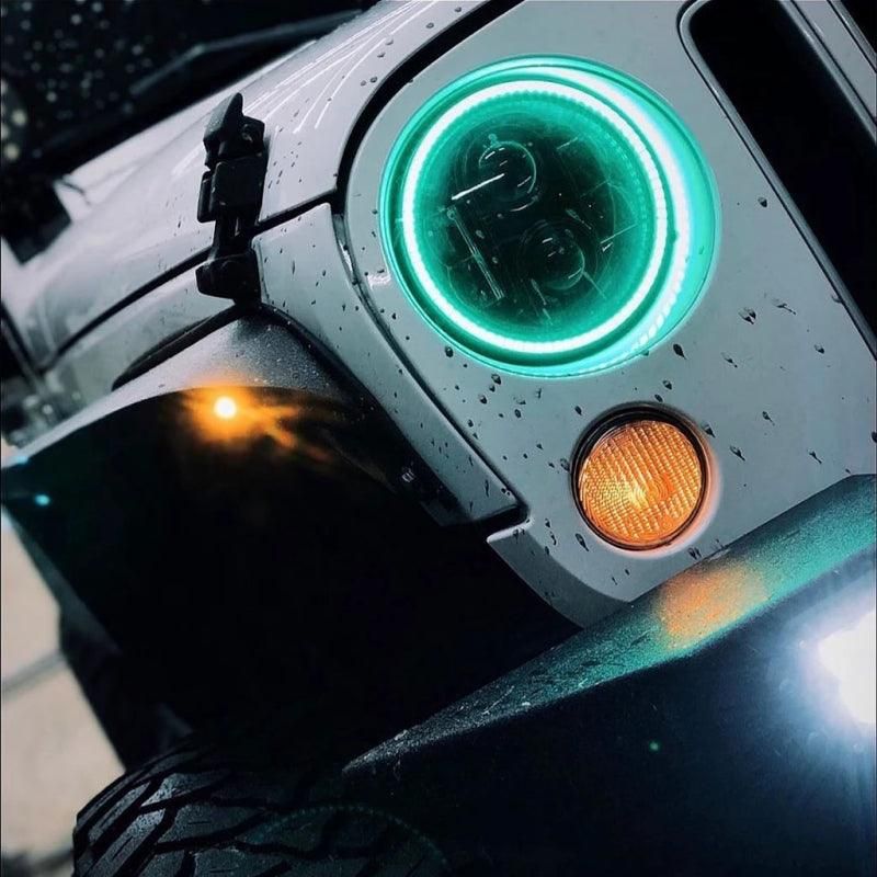 ORACLE Lighting 5769-335 - ORL5769-335 - Oracle 7in High Powered LED Headlights - Black Bezel - ColorSHIFT - BC1 - Shipped in Europe - Tuningsupply.com