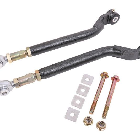 BMR Suspension TR110H - BMRTR110H - BMR 08-17 Challenger Rear On-Car Adj. Toe Rods Delrin/Rod End Combo - Black Hammertone - Shipped in Europe - Tuningsupply.com