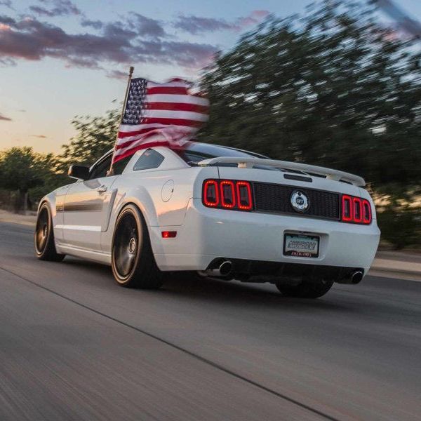 Raxiom 49169 - RAX49169 - Raxiom 05-09 Ford Mustang Gen5 Tail Lights- Black Housing (Smoked Lens) - Shipped in Europe - Tuningsupply.com